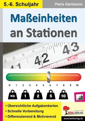 Obrázek produktu pro Maßeinheiten an Stationen / Klasse 5-6