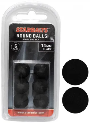 Zdjęcie produktu dla Starbaits Przynęta Round Balls 14 mm, 6 szt., czarna