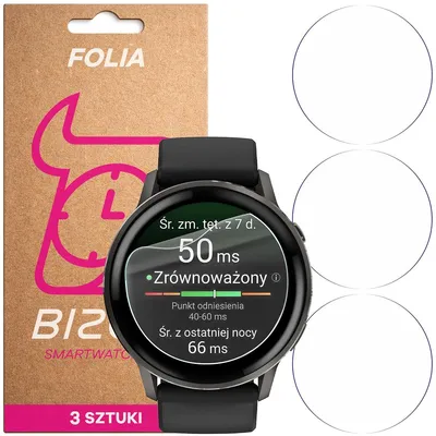 Produktbild von 3x Schutzfolie für den Bildschirm für Garmin Venu 4 41 mm, Bizon Watch HydroFlex
