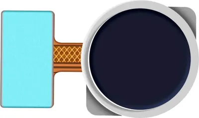 Produktbild von Clappio, Home-Button mit Flexkabel für Xiaomi Redmi Note 7 / Note 7 Pro, Blau