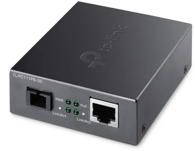 Immagine prodotto di TP-Link TL-FC111PB-20 Convertitore multimediale di rete 100 Mbps nero