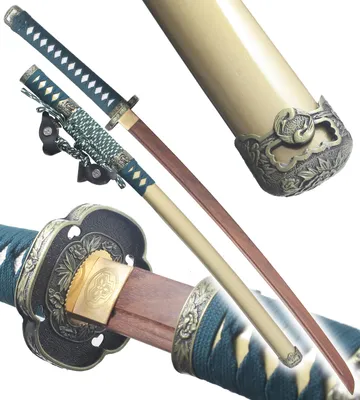 Produktbild von Danzan Japanisches Katana aus Holz Samurai-Schwert Katana Hana Säbel – Klinge aus Wengeholz