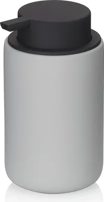 Produktbild von Seifenspender, Seifenpumpe, 0,3 L, Kunststoff, Keramik mit Gummibeschichtung, Grau - Kela | Sana