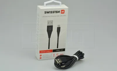 Image de SWISSTEN Câble de données USB-C 3.1 (1,5 m) - 8595217460188
