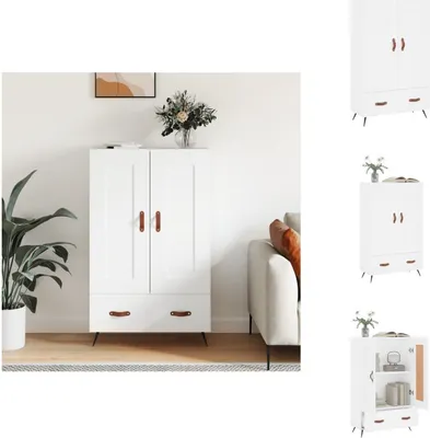 Produktbild von vidaXL Highboard Weiß 69,5x31x115 cm Holzwerkstoff -  Sideboards