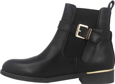 Produktbild von Fitters Footwear Kira Stiefeletten in Übergrößen Schwarz 2AA0211307 Black große Damenschuhe