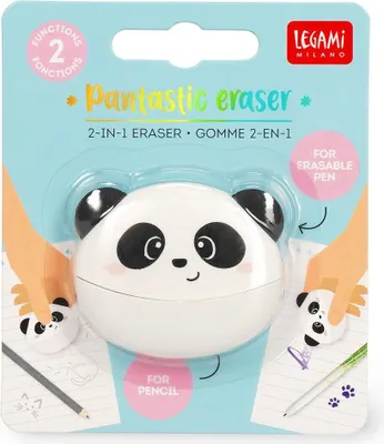 Image de LEGAMI Gomme 2 en 1 - Gomme pantastique - PANDA