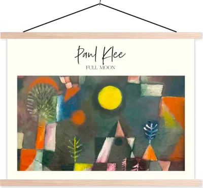 Produktbild von MuchoWow® Textilposter Kunst - Paul Klee - Alte Meister 40x30 cm mit holzfarbenen Rahmen - Bilder