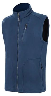 Immagine prodotto di Inovra - Gilet in pile da uomo, leggero e caldo, gilet polar con cerniera, indumento superiore con tasche con cerniera, giacca senza maniche morbida e leggera per l'inverno