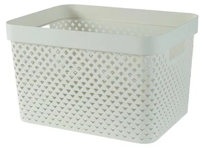 Image de Boîte de rangement Pure, couleur beige, 17 litres