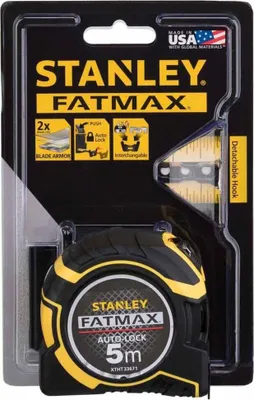 Produktbild von Stanley Fatmax Pro Autolock 5 M Maßband Durchsichtig  Durchsichtig One Size