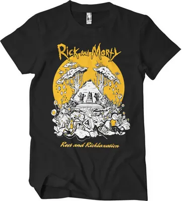 Produktbild von Rest And Ricklaxation T-Shirt - X-Large - Black