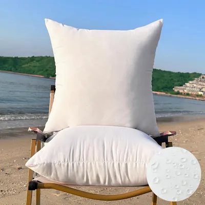Produktbild von Outdoor Kissen 2er Set, 65x65 cm, wasserdicht und atmungsaktiv, für Gartenmöbel
