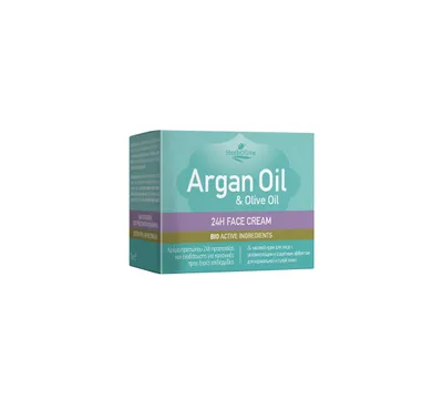 Immagine prodotto di HerbOlive Olio di argan Crema viso 24 ore *Pelle normale e secca* 50 ml