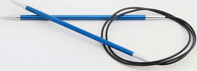 Produktbild von Rundstricknadel ZING 4,00 mm 25 cm saphir