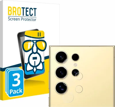 Produktbild von 3x BROTECT Schutzglas für Samsung Galaxy S24 Ultra (NUR Kameraschutz) Schutzfolie Panzer Folie Glas Display Schutz klar