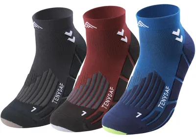 Produktbild von Lounwee Kompressions Laufsocken Herren: 360° Support Fußgewölbe