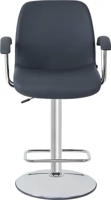 Produktbild von Modern Grau Stuhl Designer Barhocker Metall stilvoll Luxus Möbel Hocker