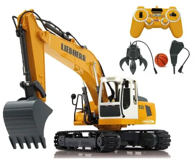 Produktbild von JAMARA Ferngesteuerter Bagger Abriss-Set Liebherr R936 2,4 GHz 1:20