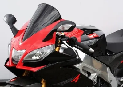 Image de Vitre racing MRA pour Aprilia RSV4 09-12/RS4 50/ 125 année 2011-2012 vitre de carénage gris fumé