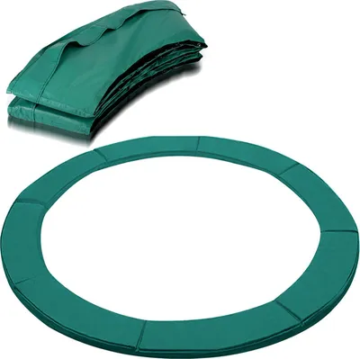 Produktbild von Yakimz Trampolin Randabdeckung Ø 305cm 30cm breit 100% UV-beständig Reißfest Wetterbeständig Universell Federabdeckung Randschutz, Größe:305cm,Grün
