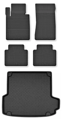 Immagine prodotto di Tappetini a vasca + bagagliaio per BMW Serie 3 F34 2013-2020 hatchback 5 pezzi