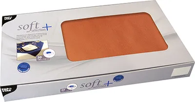 Produktbild von Papstar Mitteldecke nektarine Vlies soft selection plus 100x100cm