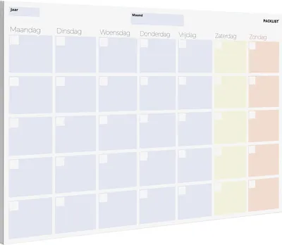 Imagen del producto de Planificador mensual A4, calendario perpetuo, 25 hojas, diseño ecológico, ideal para oficina y hogar