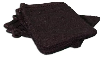 Zdjęcie produktu dla Gözze - Zestaw rękawic do mycia, 4 sztuki, Berlin, 100% bawełna, 17 x 24 cm - czarny