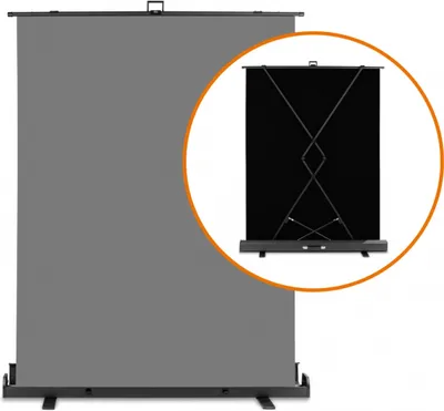 Immagine prodotto di Pannello Walimex pro Roll-up Sfondo 155x200cm grigio