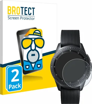 Produktbild von 2x BROTECT Schutzfolie für Samsung Galaxy Watch (42 mm) Displayschutz Displayschutzfolie Folie Matt Entspiegelungsfolie