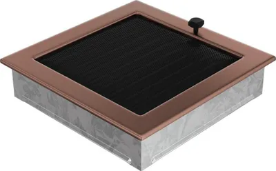Obrázok produktu pre Venter kryt 22x22 galvanická meď s žalúziami