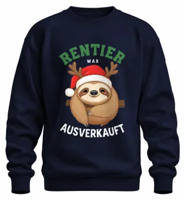Obrázok produktu pre Vianočný darček pre leňochov Funny Uni mikina Pullover, Navy, L