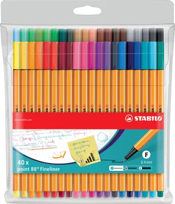 Immagine prodotto di STABILO Fineliner - punta 88 - confezione da 40 colori