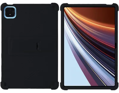 Obrázek produktu pro Tableta Pouzdro pro Honor Pad GT2 Pro 12,5", nárazuvzdorné měkké silikonové ochranné pouzdro se stojánkem Černá
