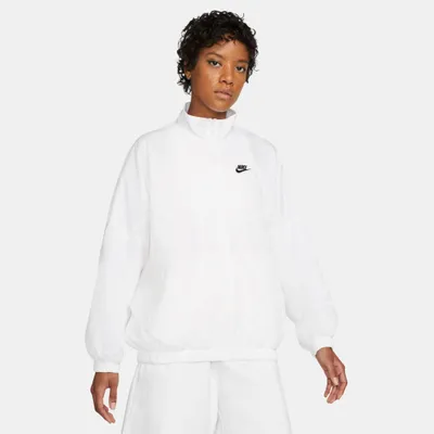 Produktbild von Nike W Nsw Essntl Wr Wvn Jkt White/White/Black L