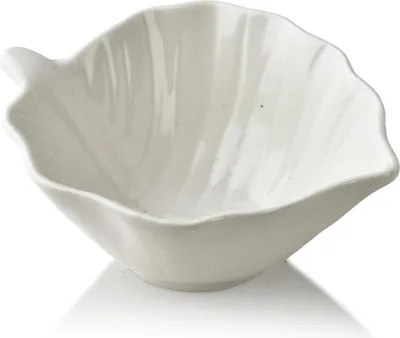 Produktbild von Schälchen Porzellan BASIC Blatt 11x9x4 cm Weiß 1 Stück