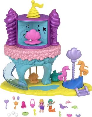 Zdjęcie produktu dla Polly Pocket tęczowy jednorożec zabawna zatoka syrenki