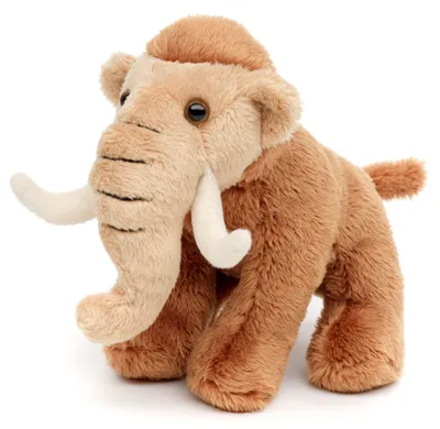 Productafbeelding van Pluche mammoet knuffel, 13 cm