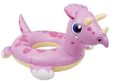 Produktbild von Aufblasbarer Schwimmring für Kinderbecken, Dinosaurier, XXL, 86 cm