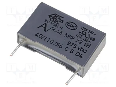 Produktbild von 5x Kondensator: 18x5x11mm 68nF X2 15mm ±10%  275VAC R46KI26800001K kondensatoren X