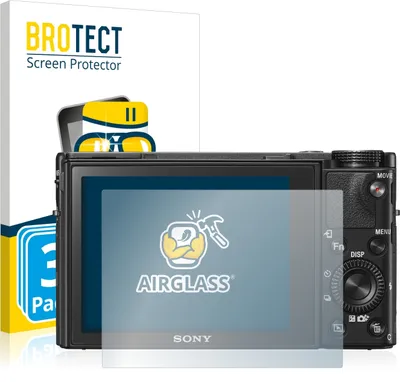 Produktbild von 3x BROTECT Schutzglas für Sony Cyber-Shot DSC-RX100 V Schutzfolie Panzer Folie Glas Display Schutz klar