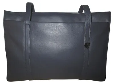 Produktbild von Josephine Osthoff Damen Handtasche Legat, Shopper aus 100% Echleder, handgemacht mit Laptopfach bis 13 Zoll, Henkeltasche mit Schultergurt, für Arbeit, Uni, Einkauf, mit Reißverschluss