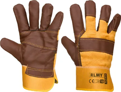 Produktbild von Arbeitshandschuhe Handschuhe Mechanikerhandschuhe Leder (RLMY-1) Gr. 10,5