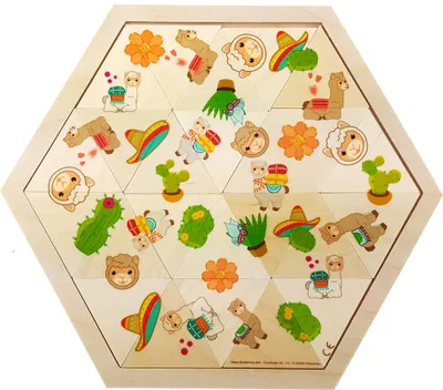 Image de Casse-tête Hess Mosaïque Lama 24 pièces