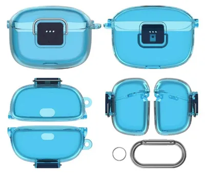 Produktbild von INF TPU-Schutzhülle Switch für JBL Tune Buds 2, staubdicht, waschbar Blau