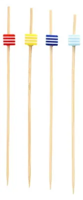 Produktbild von PAPSTAR Fingerfood Picker 12 cm "Cube", ideal für Buffets | Faltschachtel (100 Stück)