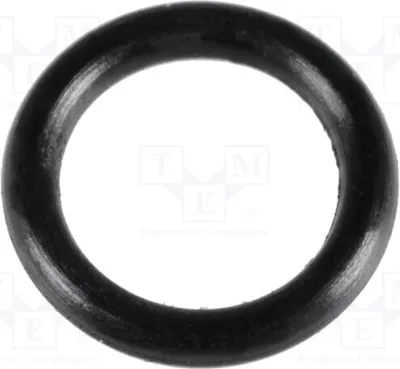 Immagine prodotto di 50 guarnizioni O-ring in NBR, spessore: 0,6 mm, colore nero. Diametro interno: 2,75 mm