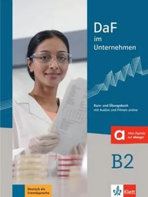 Obrázek produktu pro DaF im Unternehmen B2 - Kurs- und Übungsbuch mit Audios und Filmen online
