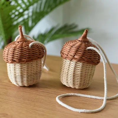 Produktbild von Strohsack Mini Einfach Zu Tragen Vertragliches Design Kreative Grastasche Für Frauen